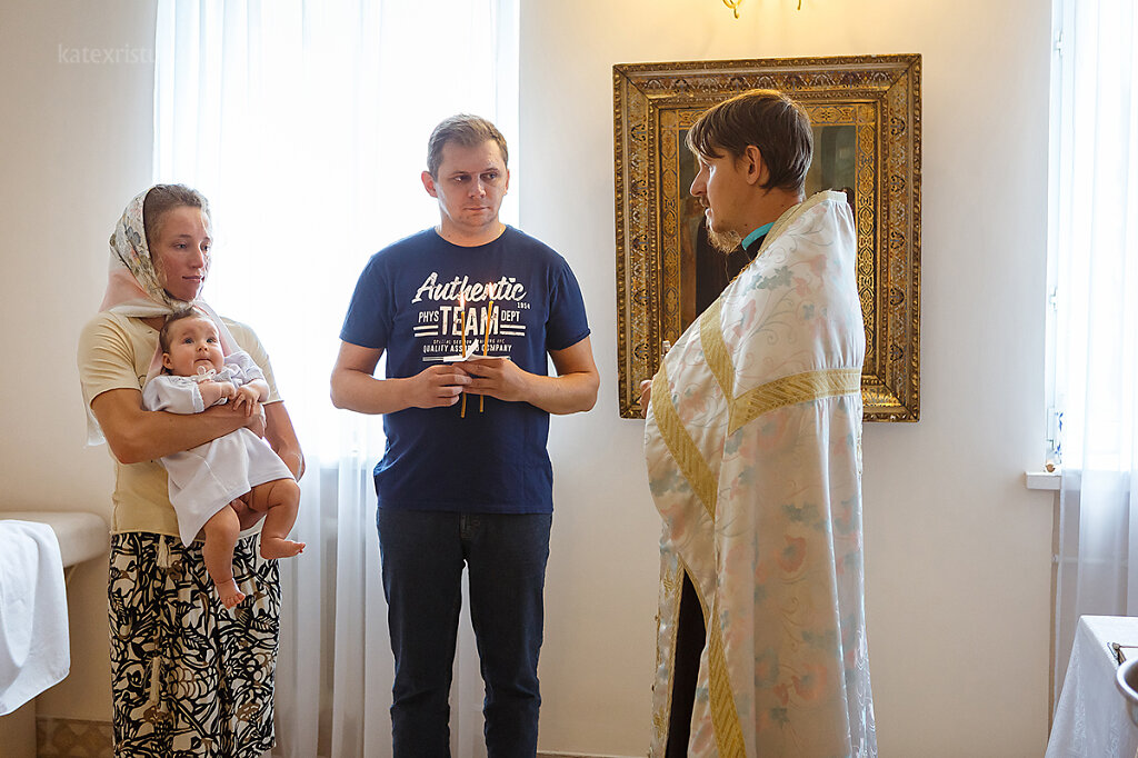 Крещение Саши в Летово